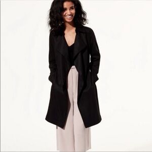 Babaton Maximo Drapey Trench coat